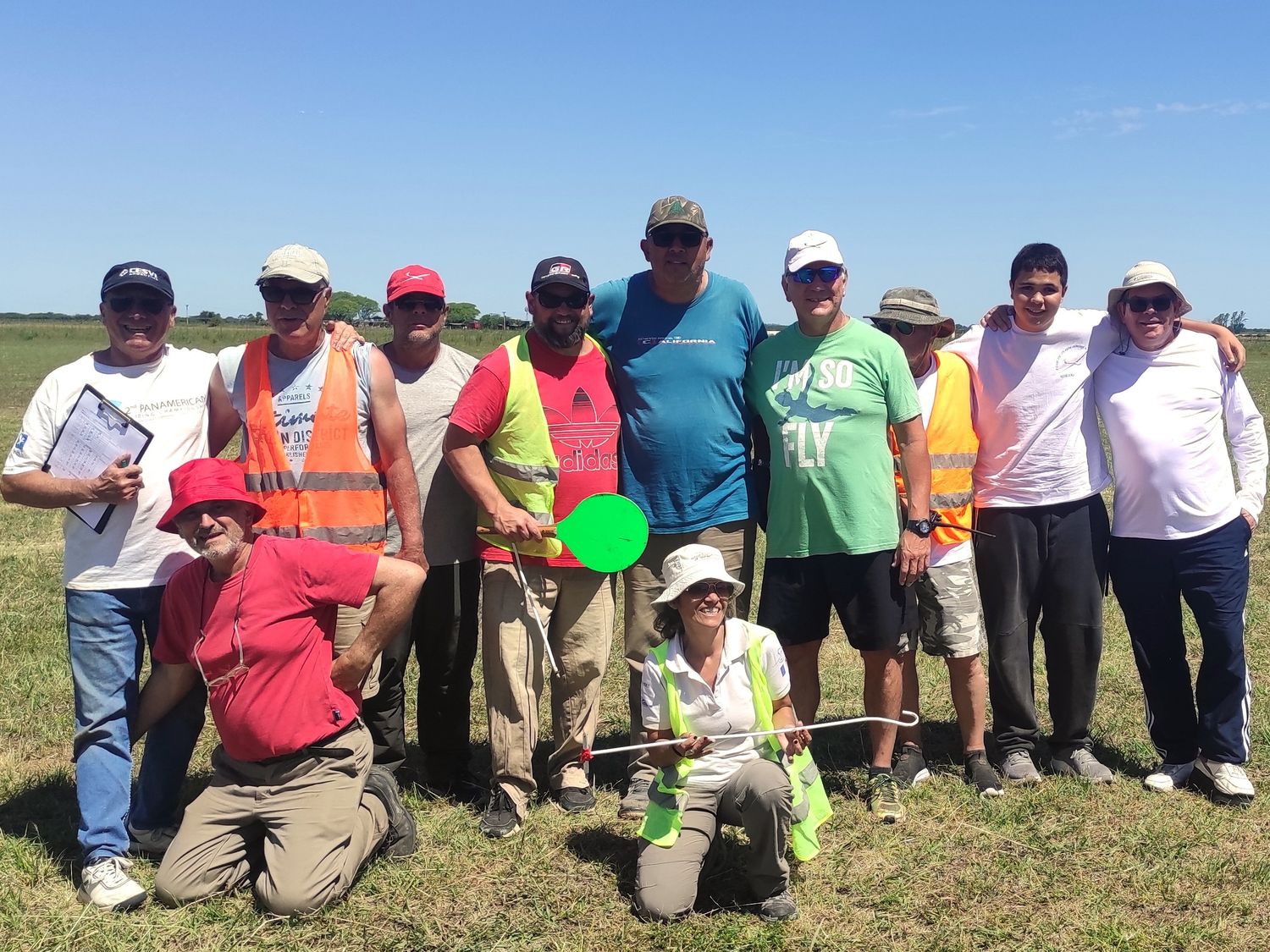 El equipo de pista del Club de Planeadores: Foto:Prensa Club Planeadores