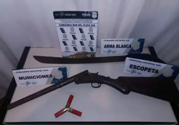 Detuvieron en Batán a un joven que atacó a otro a escopetazos y machetazos