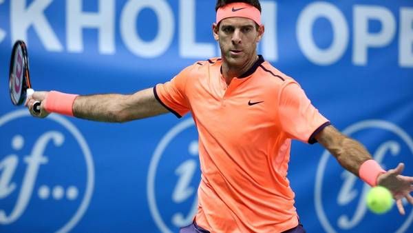 Del Potro se metió en la final de Estocolmo