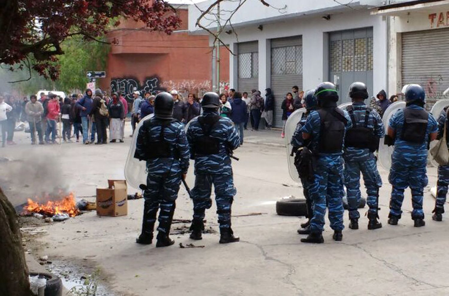 Infantería retiró a las organizaciones de Desarrollo Social