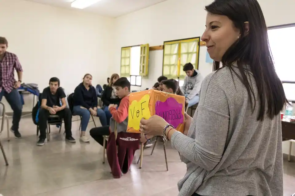 Encuentro sobre educación sexual integral con adolescentes