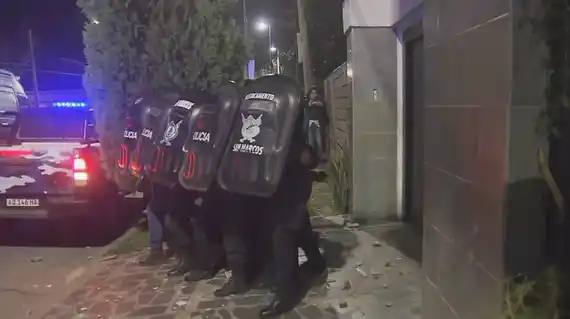 Caso Loan: trasladaron a Laudelina en medio de serios incidentes, con piedras y gases lacrimógenos