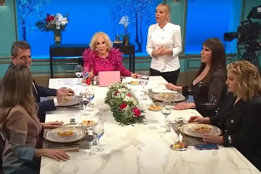 El problema en el menú de Mirtha Legrand que Sergio Massa hizo notar