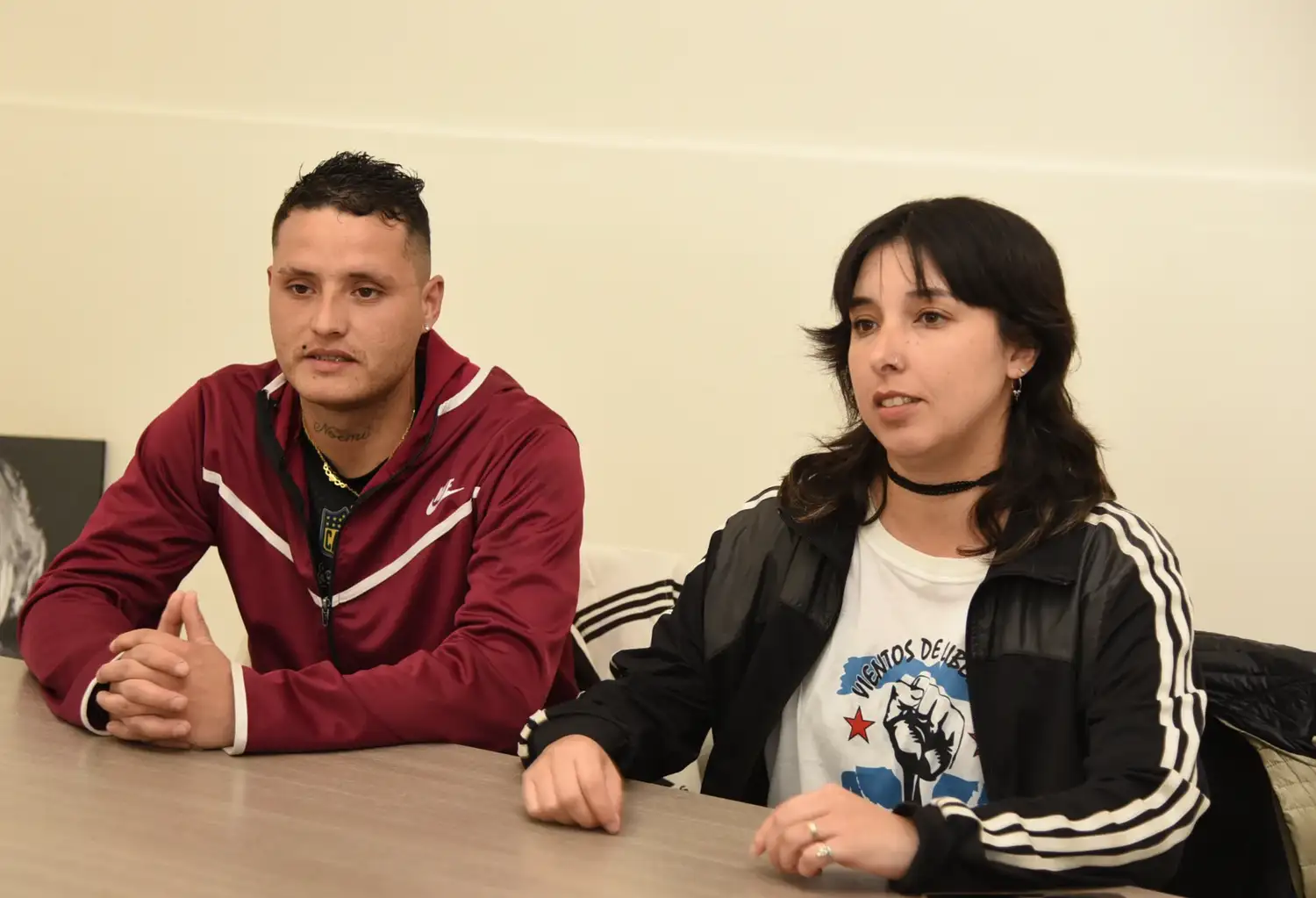 Mauro Zaballa y Ornella Di Spalatro, referentes de Vientos de Libertad.