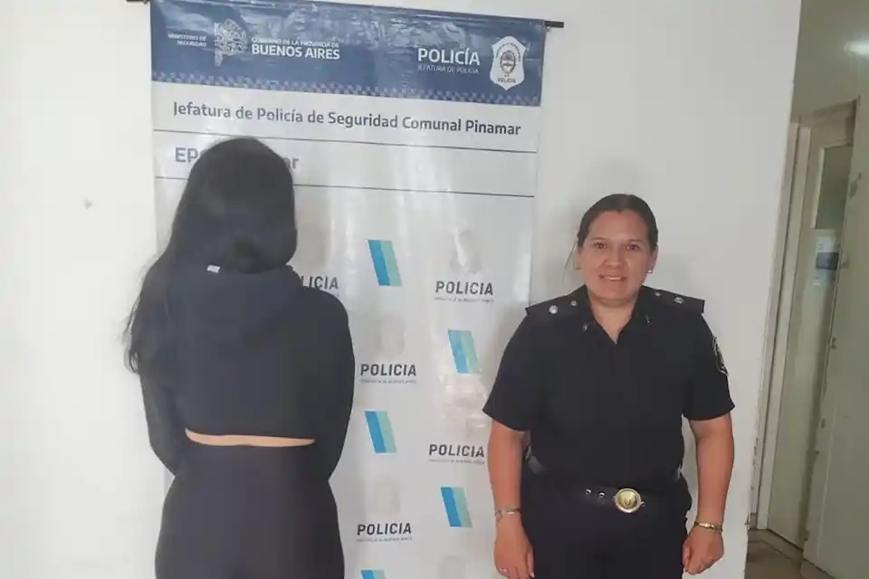 La conductora del UTV quedó detenida. (Policía Bonaerense)