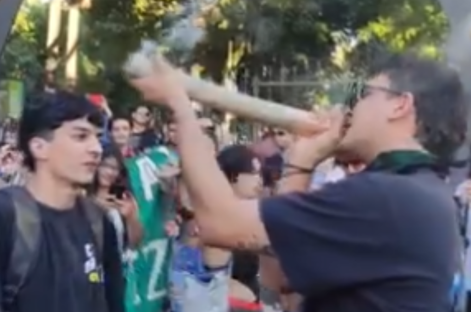 El evento tuvo lugar en la plaza Uruguaya, de la ciudad de Asunción.