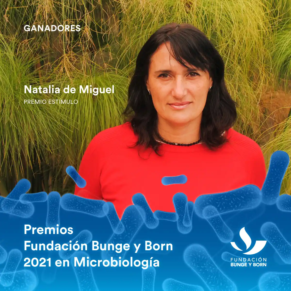 Vice-Directora del INTECh: Natalia de Miguel ganó el Premio Estímulo 2021 de la Fundación Bunge y Born