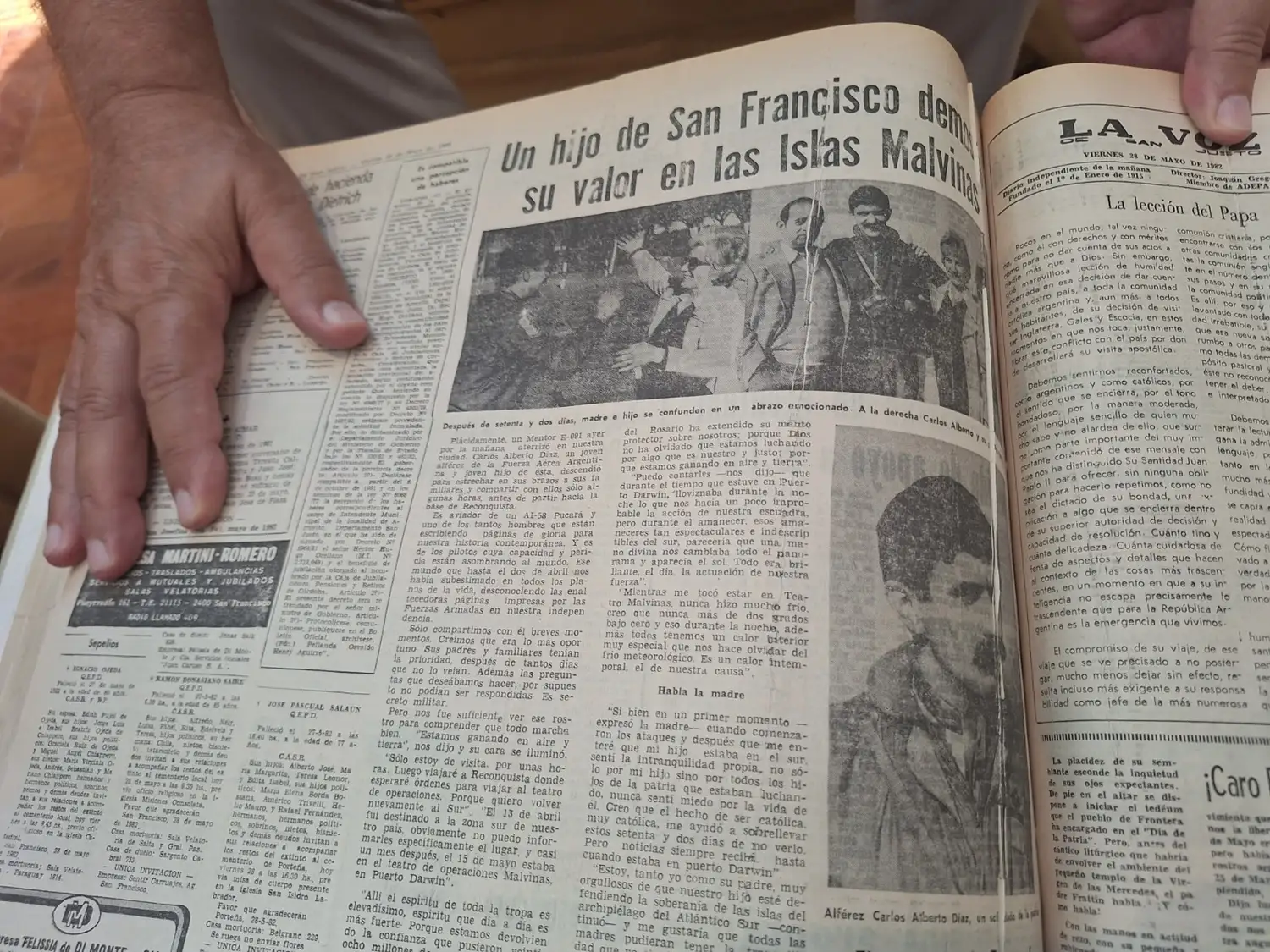 malvinas argentinas carlos díaz