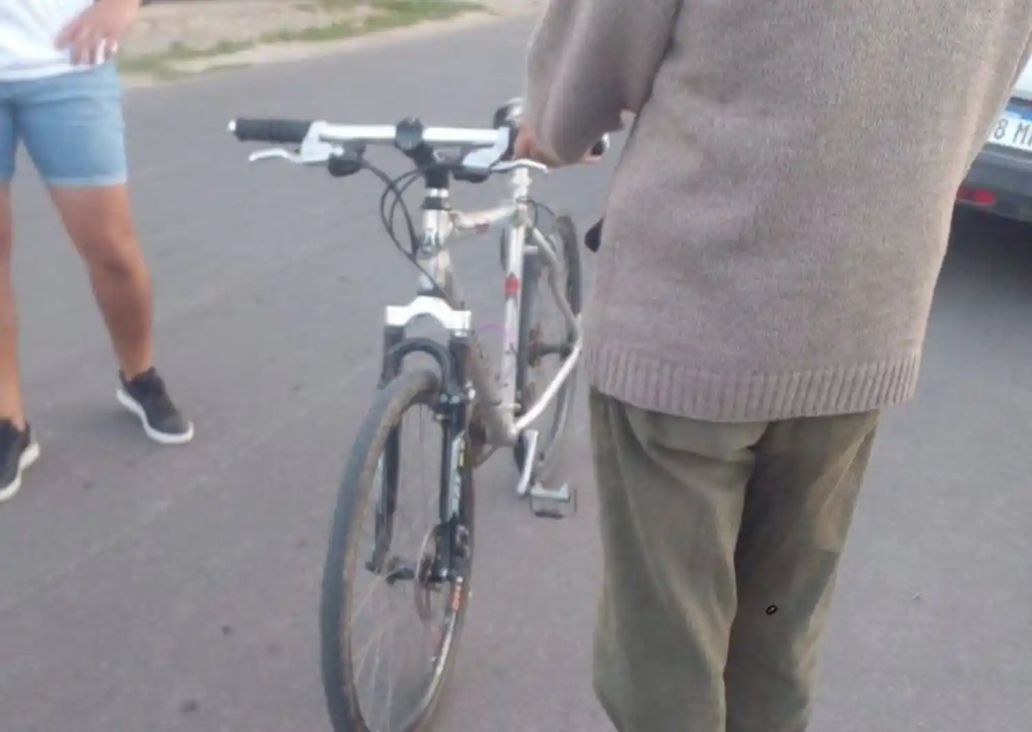 Marcela agradece a la persona que encontró la bici robada de su hijo