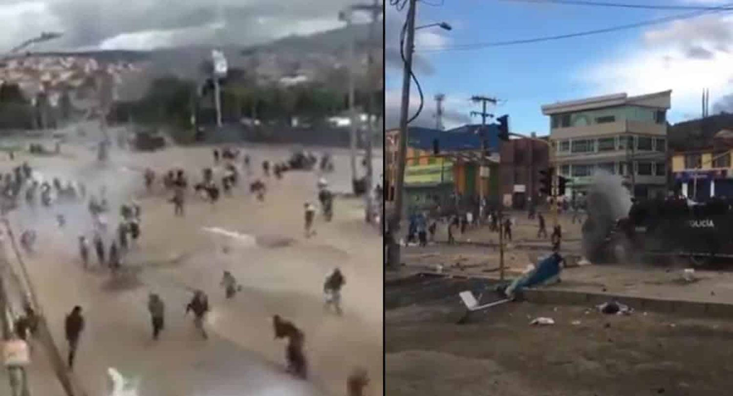 USME: violentos enfrentamientos en sur de Bogotá