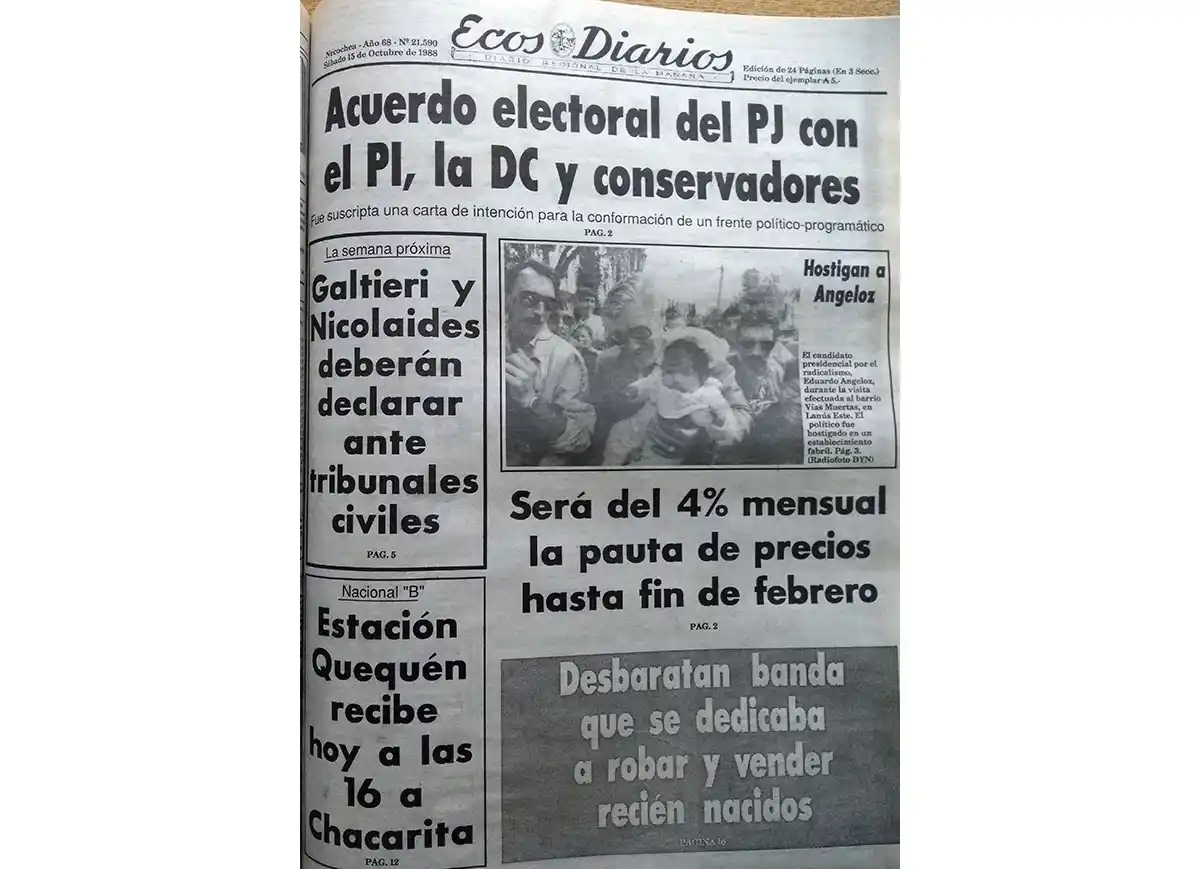 Sábado 15 de octubre de 1988