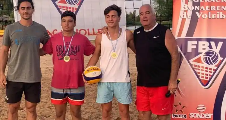 Pérez- Becerro ganaron la primera fecha del circuito de Beach Voley