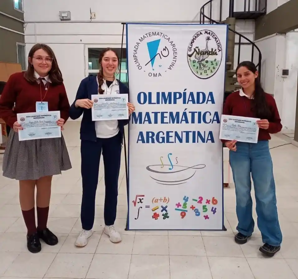 Gran desempeño de alumnos victoriense en la Olimpiada de matemática
