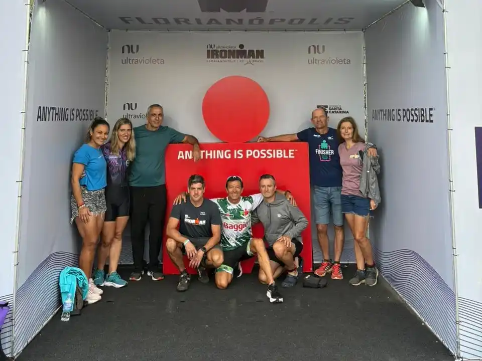Parte de la delegación de gualeguaychuenses
