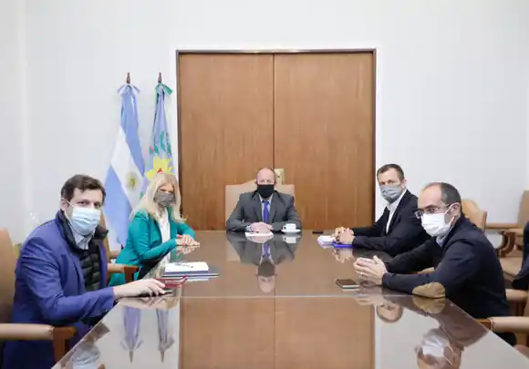 Insaurralde, Magario, De Jesús, Bali Bucca y Pisano se reunieron para abordar el desarrollo en la actividad agrícola