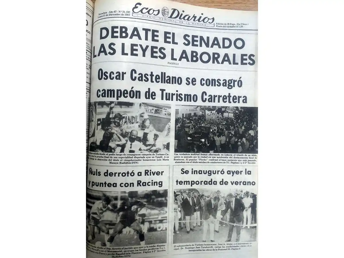 Lunes 21 de diciembre de 1987