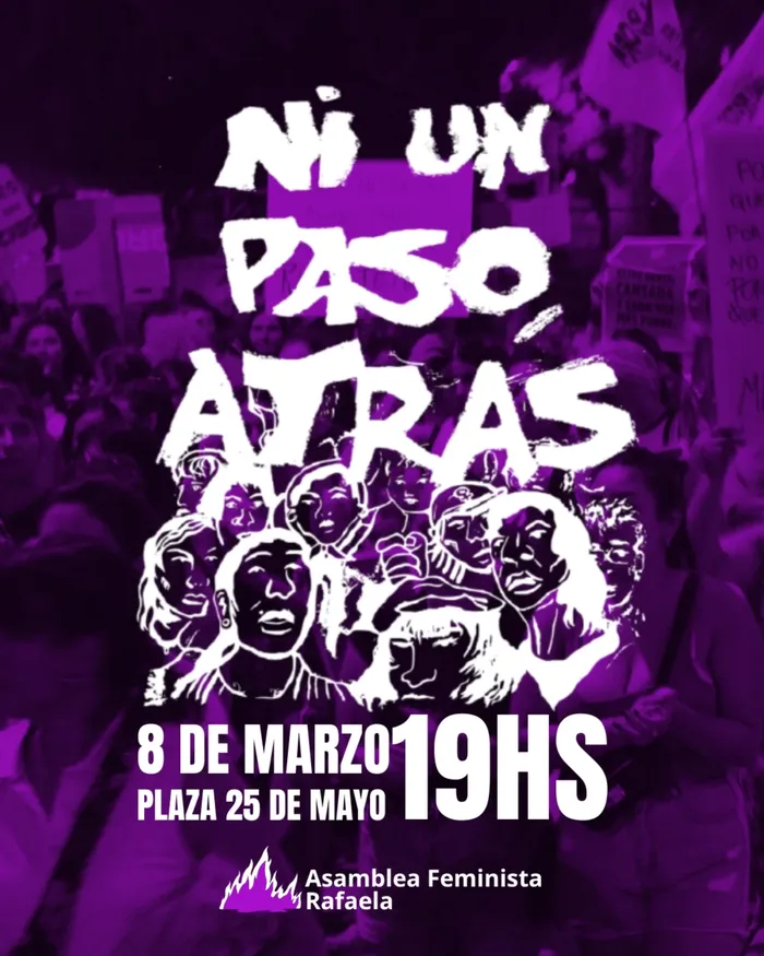 Maricel López, Milagros Zbrun, Agostina Pérez - Asamblea feminista	Se realizará marcha en  Rafaela por el Día Internacional de la Mujer - 1