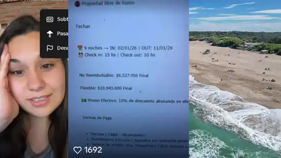 Le pidieron $10 millones por una semana en Cariló: "Una guasada, ahora entiendo por qué la gente se va a la mierda"