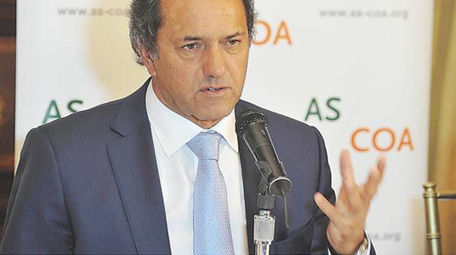 Scioli culminó su gira de 36 horas por Nueva York en busca de inversores