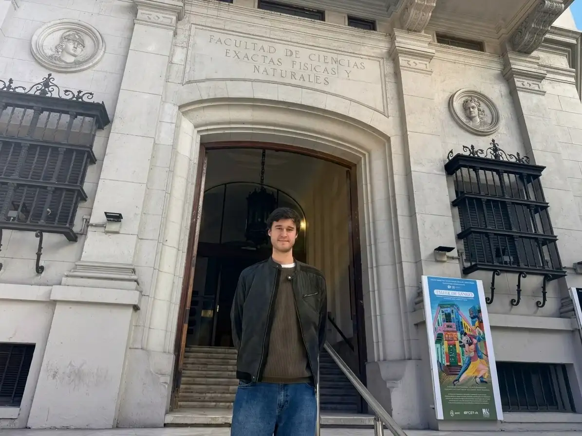 Valentín Lamberti aseguró que los reclamos de la comunidad universitaria seguirán hasta que se cumpla la normativa aprobada por el Congreso.