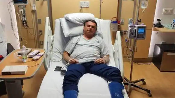 Jair Bolsonaro está hospitalizado en FLORIDA por un problema intestinal
