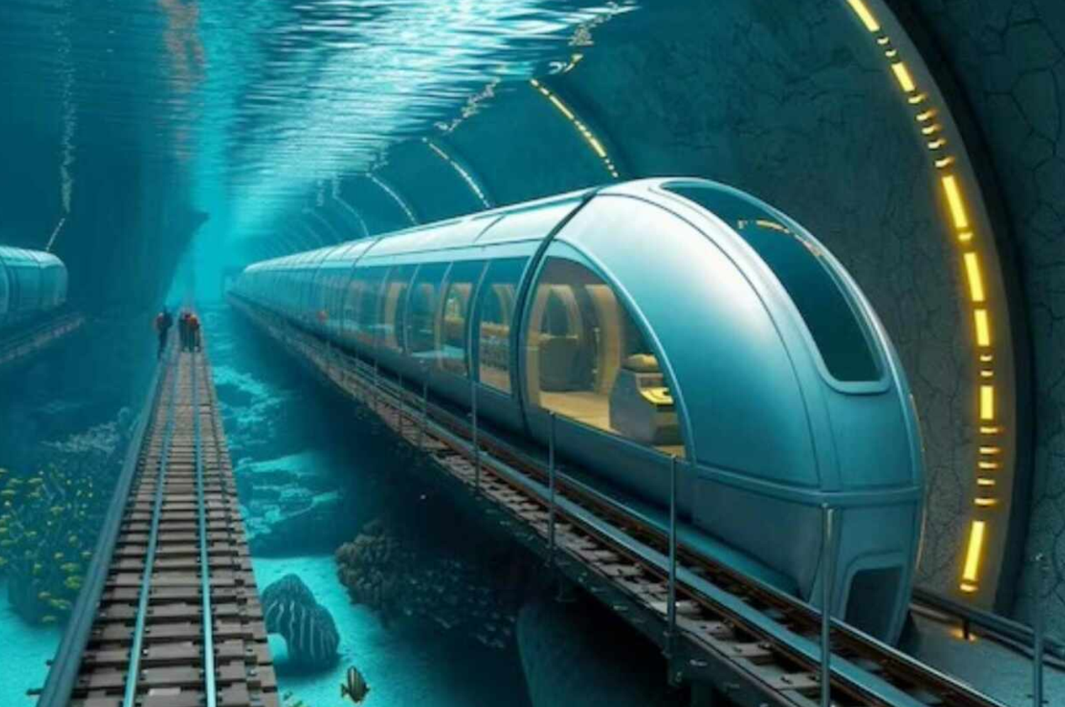 El túnel submarino tendrá 28 kilómetros de longitud.