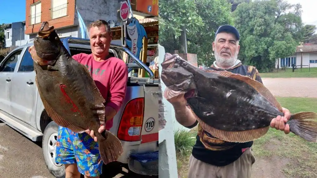 Gustavo Jorgensen y Héctor Cufre mostraron orgullosos sus capturas