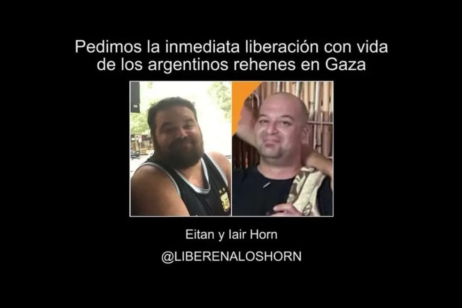 Con Darin a la cabeza difundieron un video pidiendo la liberación de argentinos secuestrados por Hamas