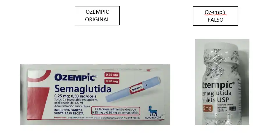 Alertaron por un Ozempic trucho que un laboratorio no registrado vende por internet