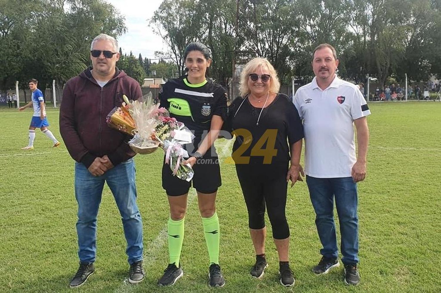 Por primera vez una árbitra dirigió un partido de la Liga Casildense de Fútbol