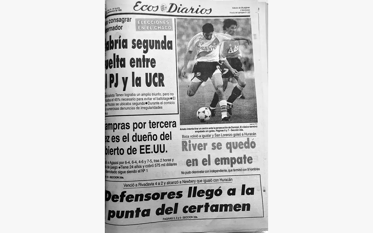Lunes 11 de septiembre de 1995