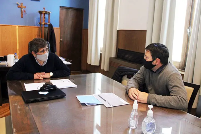 El intendente Fioramonti se reunió con gerente de la Anses