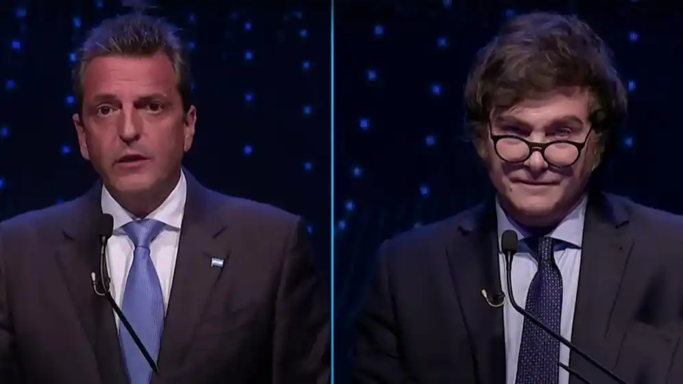 Este domingo será el último debate presidencial entre Massa y Milei: dónde y a qué hora podrá verse