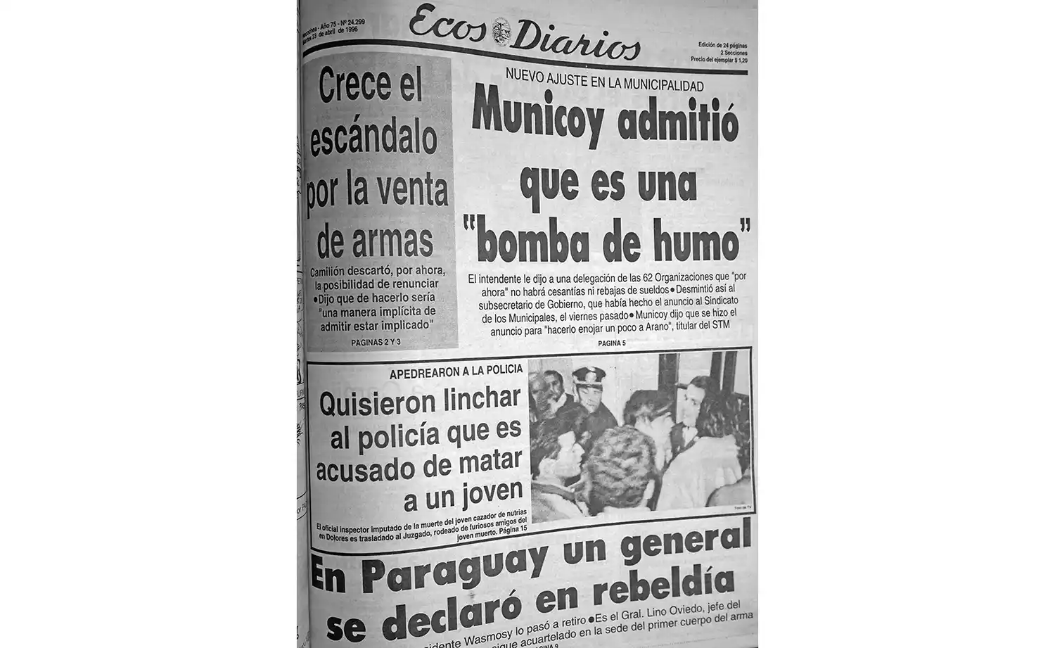 Martes 23 de abril de 1996