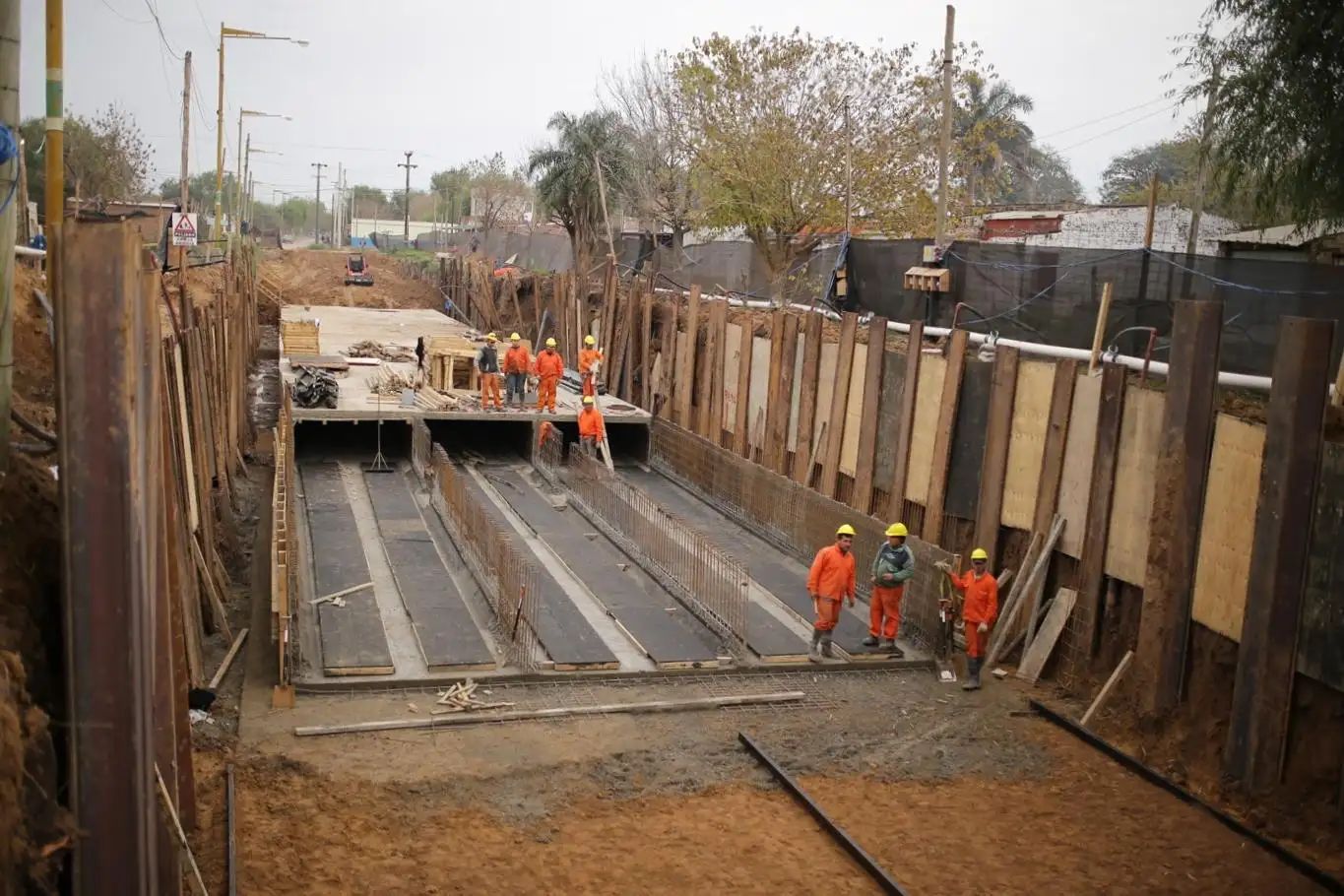 Fueron despedidos 65 obreros de la obra del Desagüe Espora