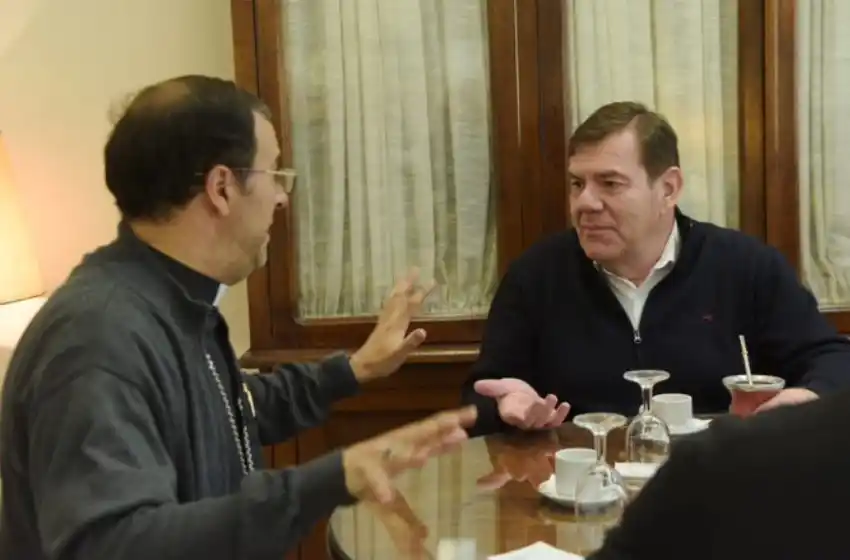 Montenegro se reunió con el Obispo Mestre: "Esto es empezar a tener una relación muy fluida"