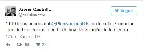 Denuncian el cierre del plan Conectar Igualdad y echan a mil empleados