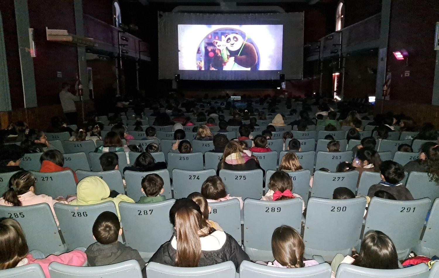 Tarde de cine en Villa Cañás. Foto: Municipalidad de Villa Cañás.