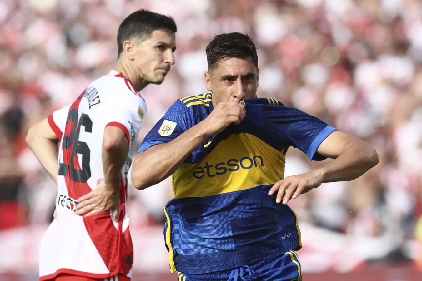 Boca lo gana 3-1 con un doblete de Merentiel y otro de Cavani.