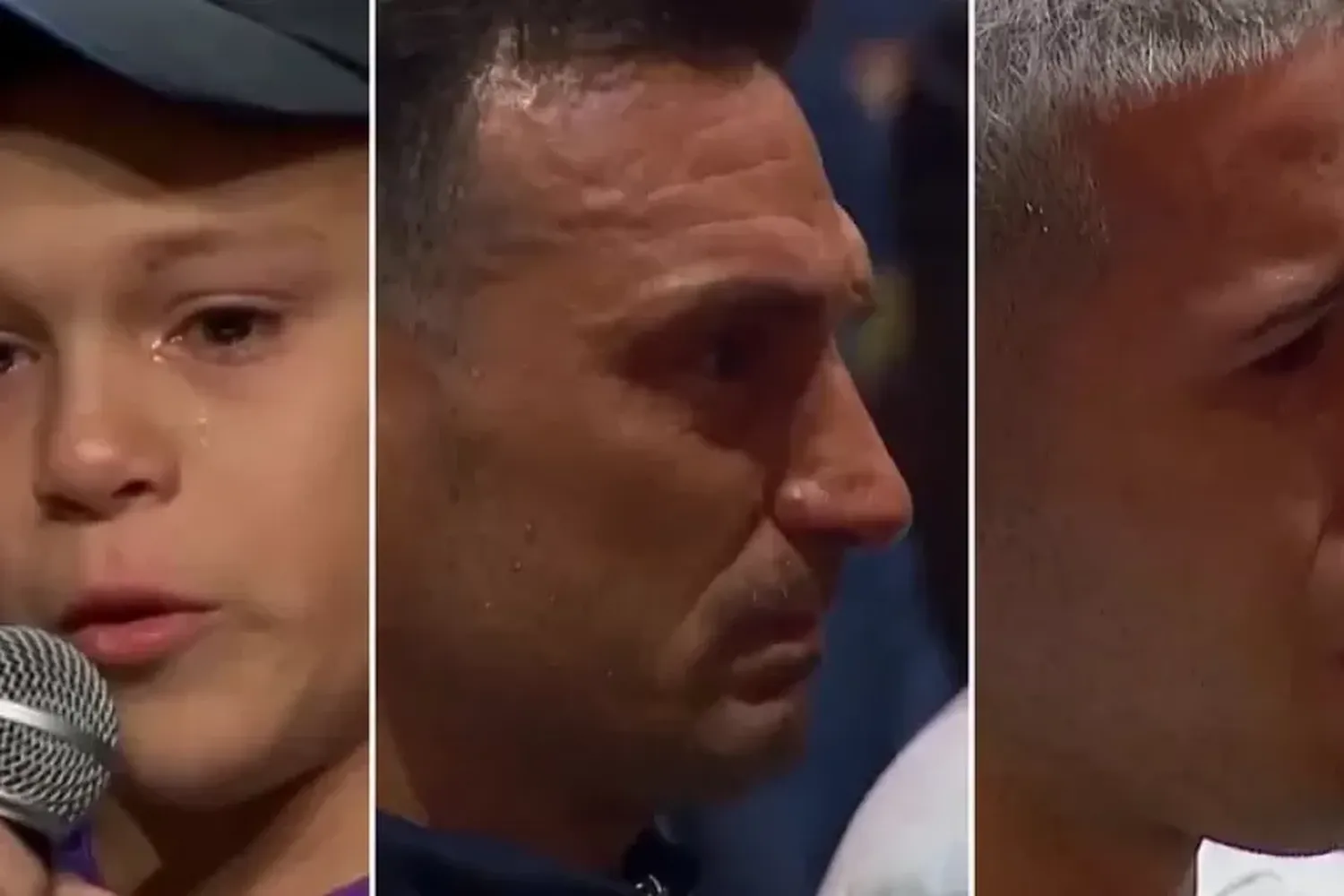 Quién es José Andrada, el nene que hizo emocionar a todos en el homenaje de la Conmebol a la Selección: las lágrimas de Scaloni y Enzo Fernández