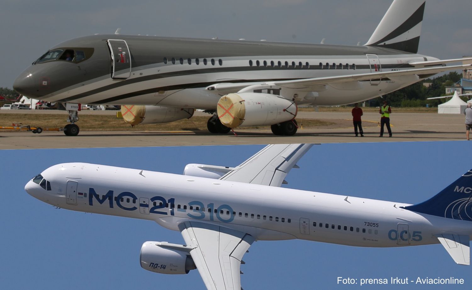 MC-21-310 and Aurus Business Jet arrive in Dubai