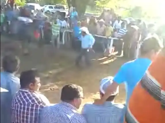 Entró a la pista a celebrar que su caballo había ganado y murió atropellado