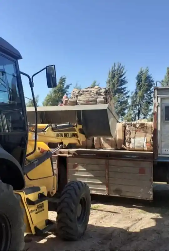 General Galarza: segunda venta de material reciclado