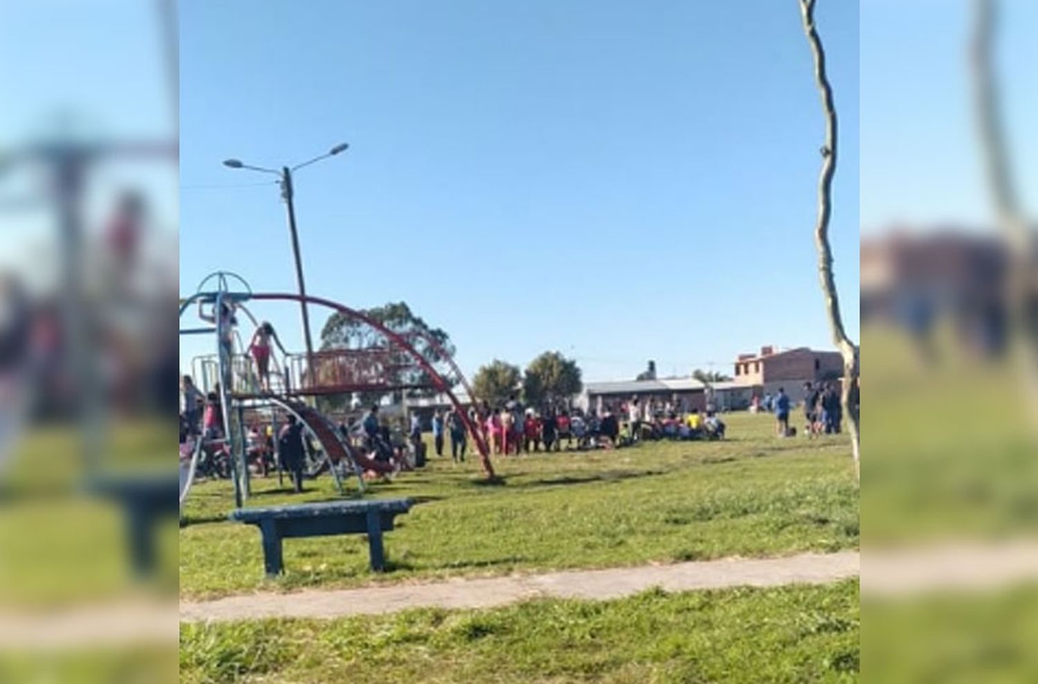 Video: regresó la Bundesliga pero también hubo torneo de fútbol en la plaza del barrio Las Heras