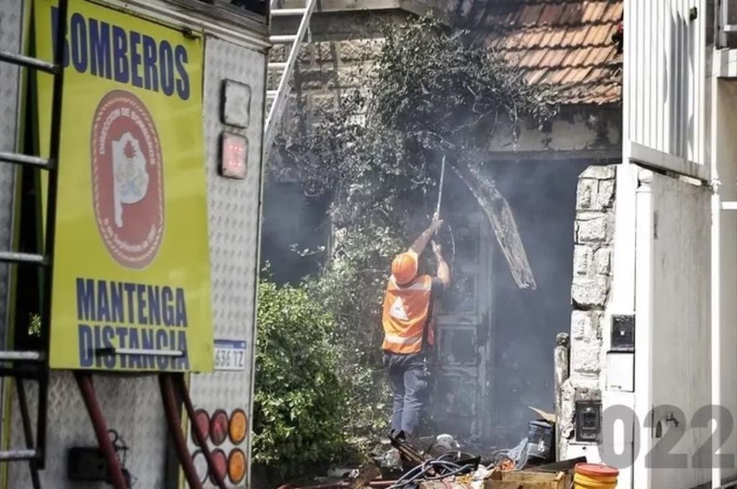 Incendio fatal en Mar del Plata: un joven murió calcinado tras prenderse fuego su casa