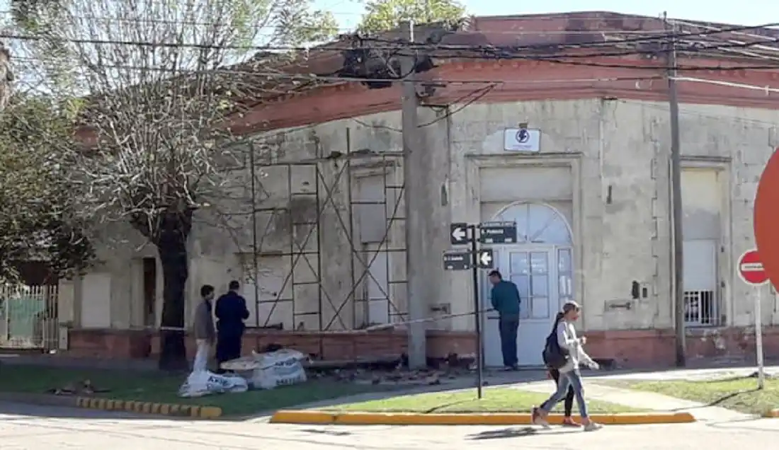 Urdinarrain: un albañil cayó desde un andamio de más de 3 metros de altura