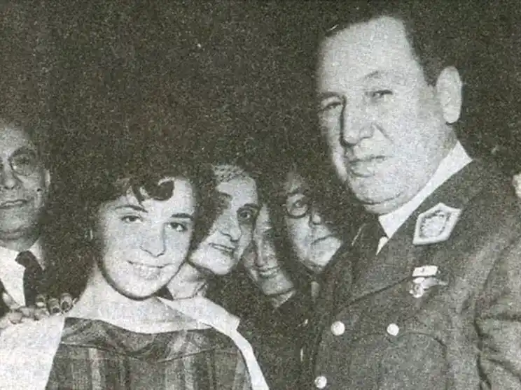 Nelly Rivas y Juan Domingo Perón. Foto: Internet