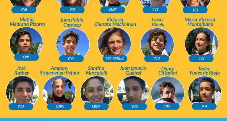Optimist: Cittadini terminó 19º mientras que Luppi se ubicó 29º en el Sudamericano de Ecuador