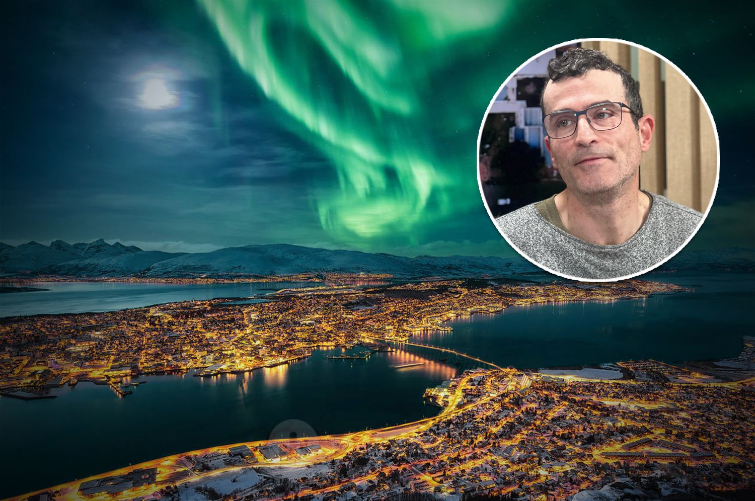 Bernardo Culzoni, un rafaelino instalado en Noruega, el paraíso de las auroras boreales