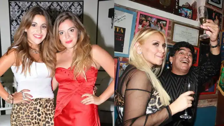 Las hijas de Maradona apuntaron a Verónica Ojeda porque Diego se pasó de copas